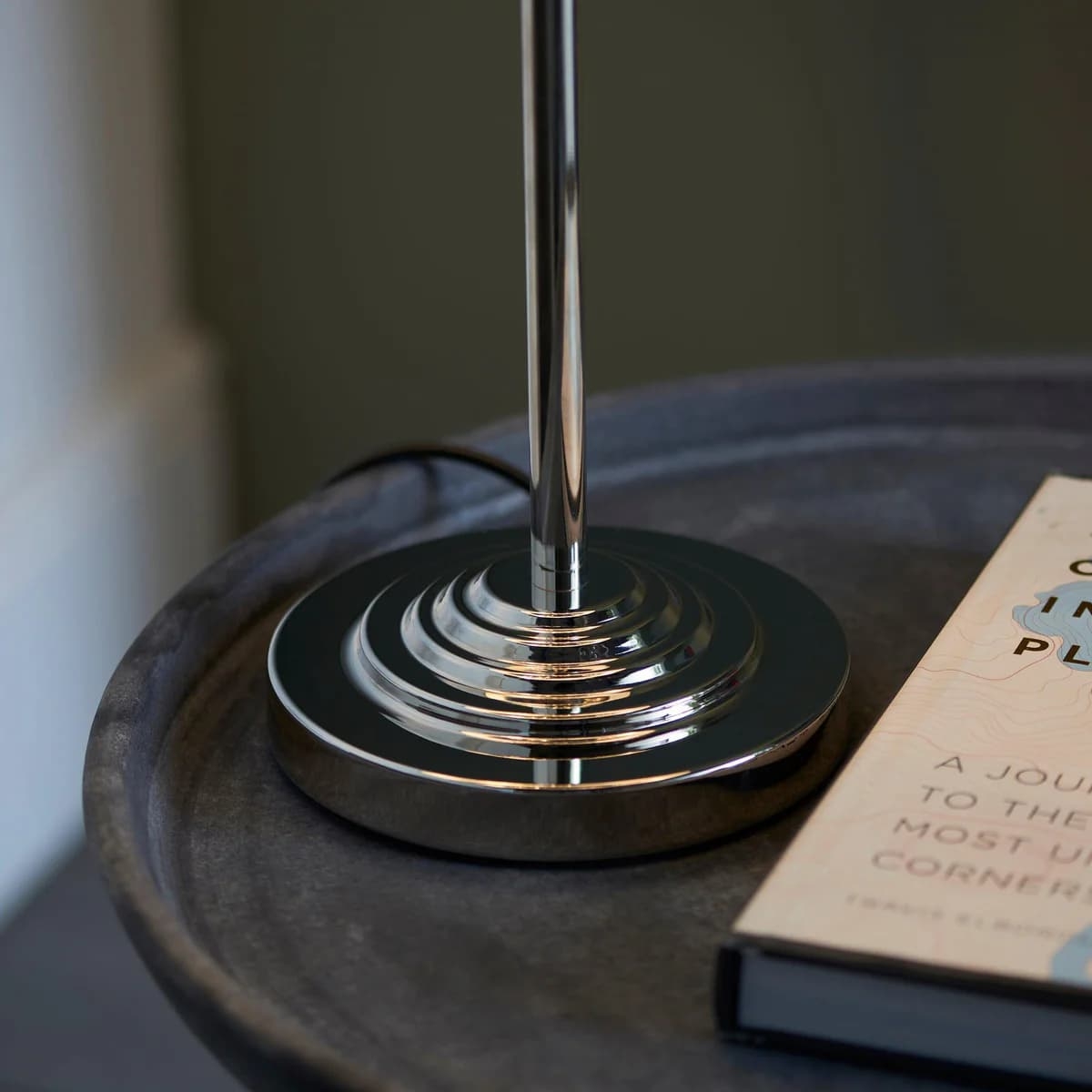 Tela 1‑Light and 3‑Light Table Lamp - Modern Linen & Metal for Bedside or Living Room T847