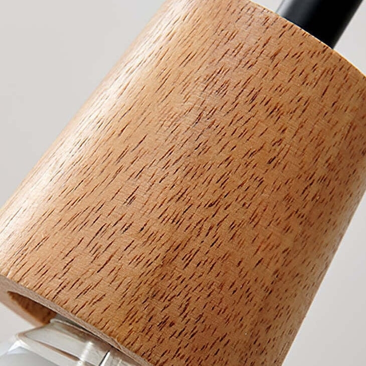 Quenora Textured Ripple Glass Pendant Light - Modern Style Pendant for Living Room U23