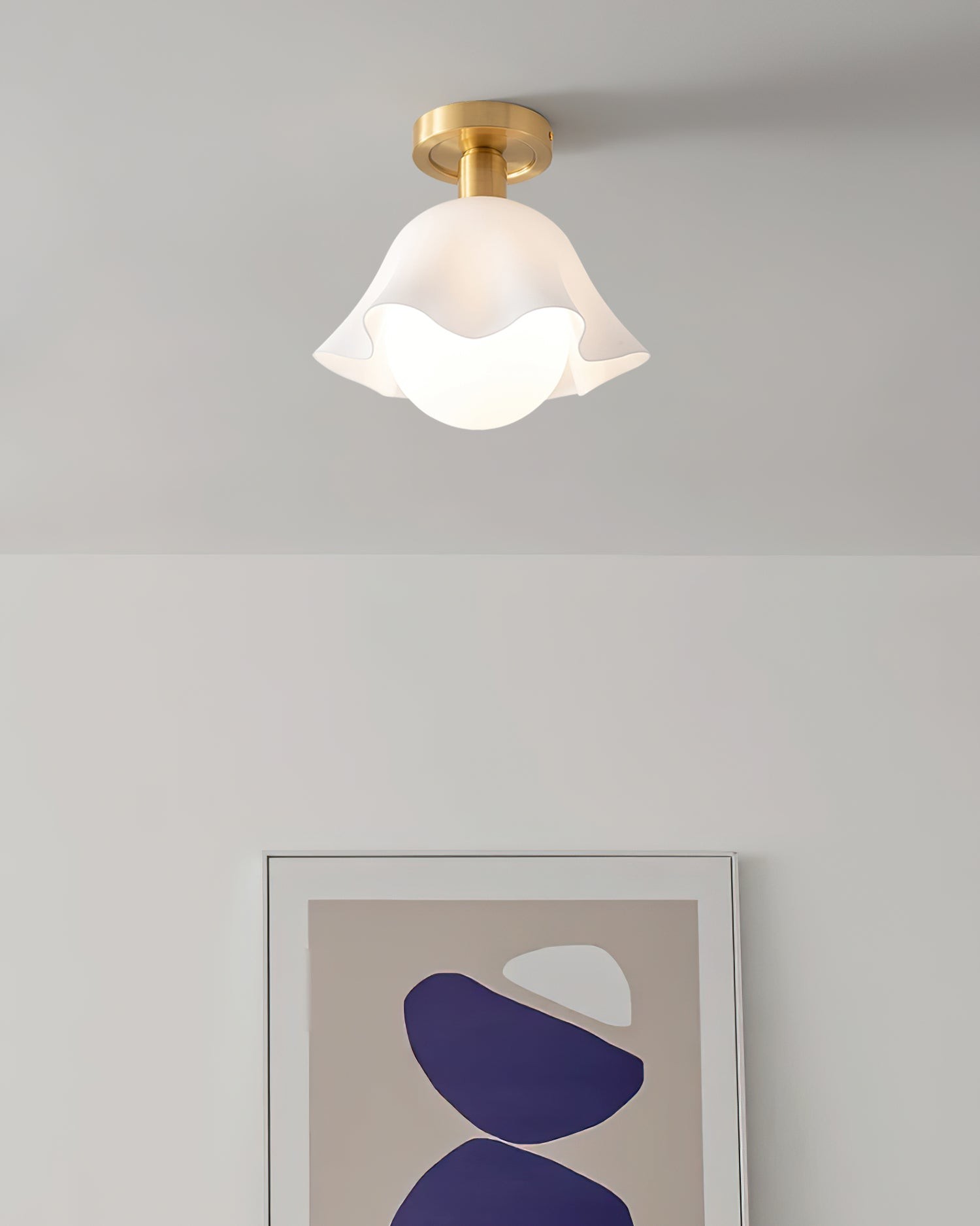 French Flower Ceiling Light P061
