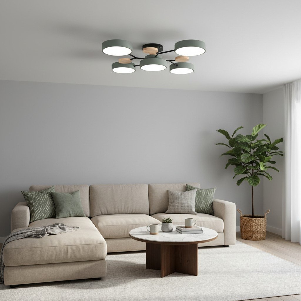 Celos Diffused LED Orb Ceiling Fixture - Stylish Indoor Lighting for Islands and Nooks T592