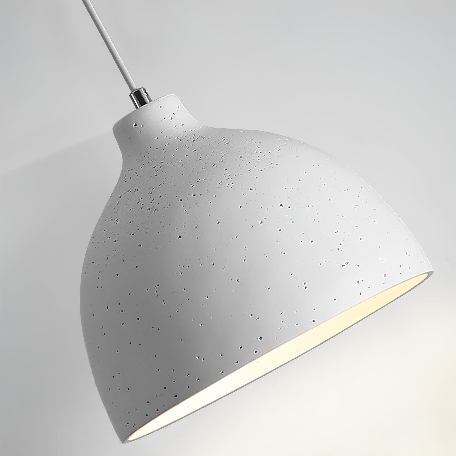 Modern Minimalist Industrial Resin Bowl LED Pendant Light M327