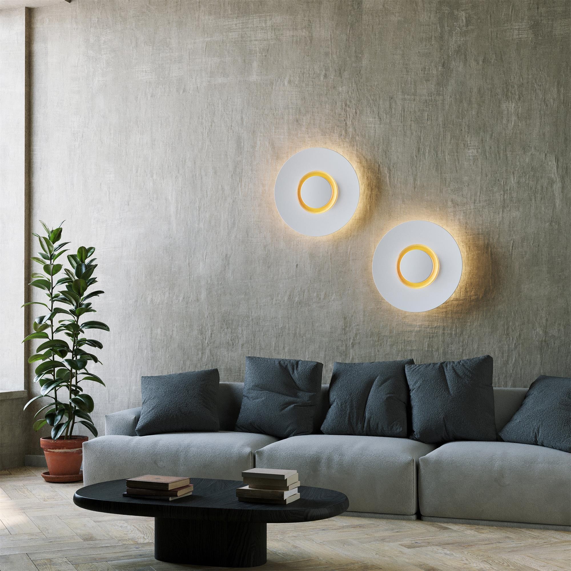 Round Simple Style Wall Light P009