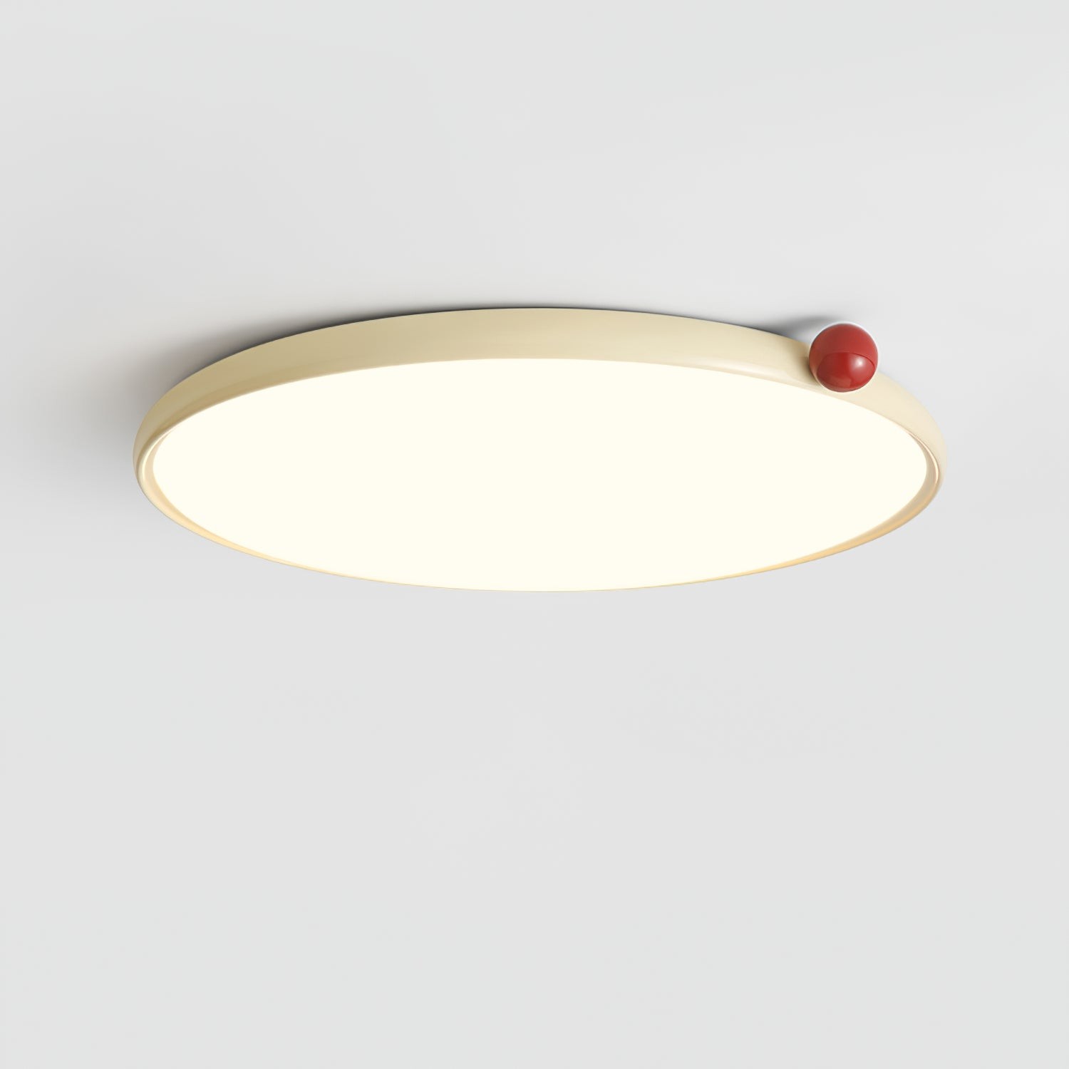 Minimalist Disc Cream Style Ultra-thin Ceiling Lamp M440