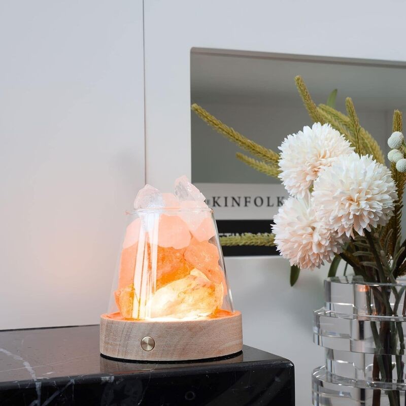 Rechargable Aroma Himalayan Salt Lamp Night Light