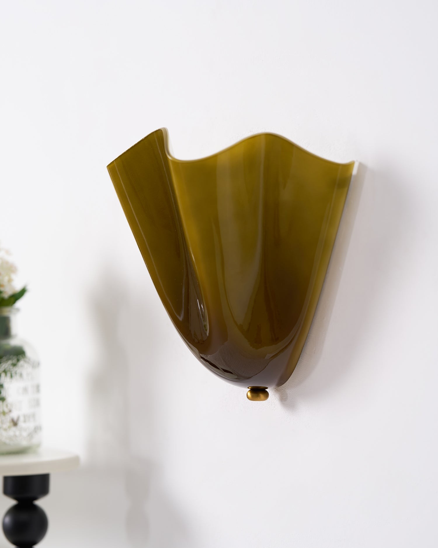 Bellina Modern Glass Wall Sconce - Ambient Lighting for Hallway P075