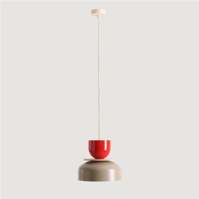 Modern Dual‑Shade Pendant Lamp With Scandinavian Style S227