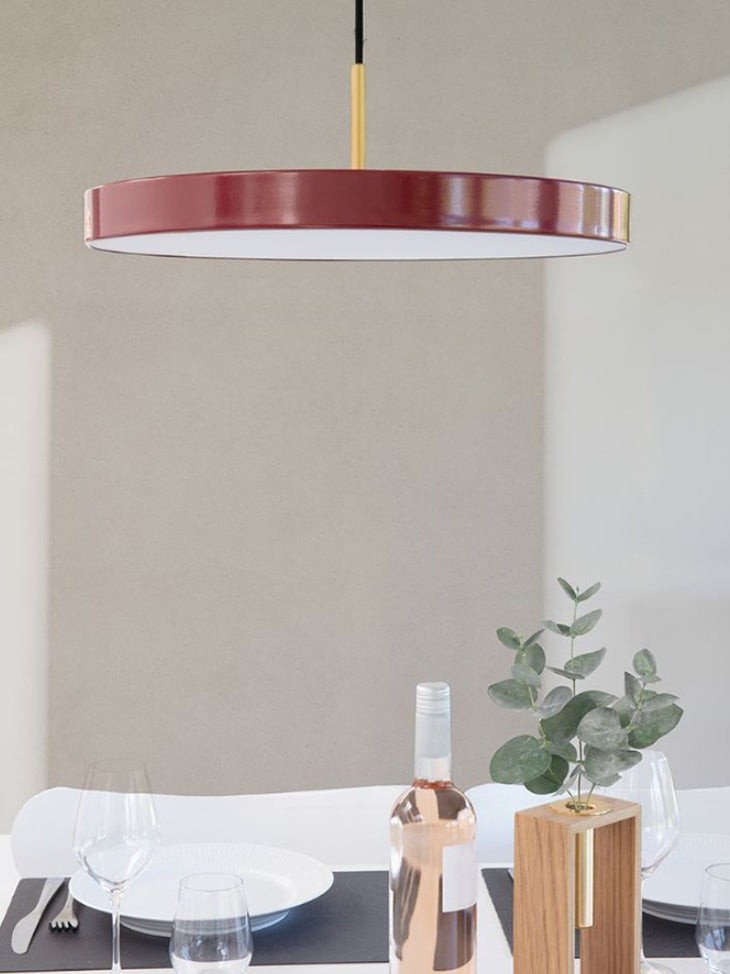 Modern Disc Pendant Light — Nordic Minimalist Fixture for Dining & Kitchen G102