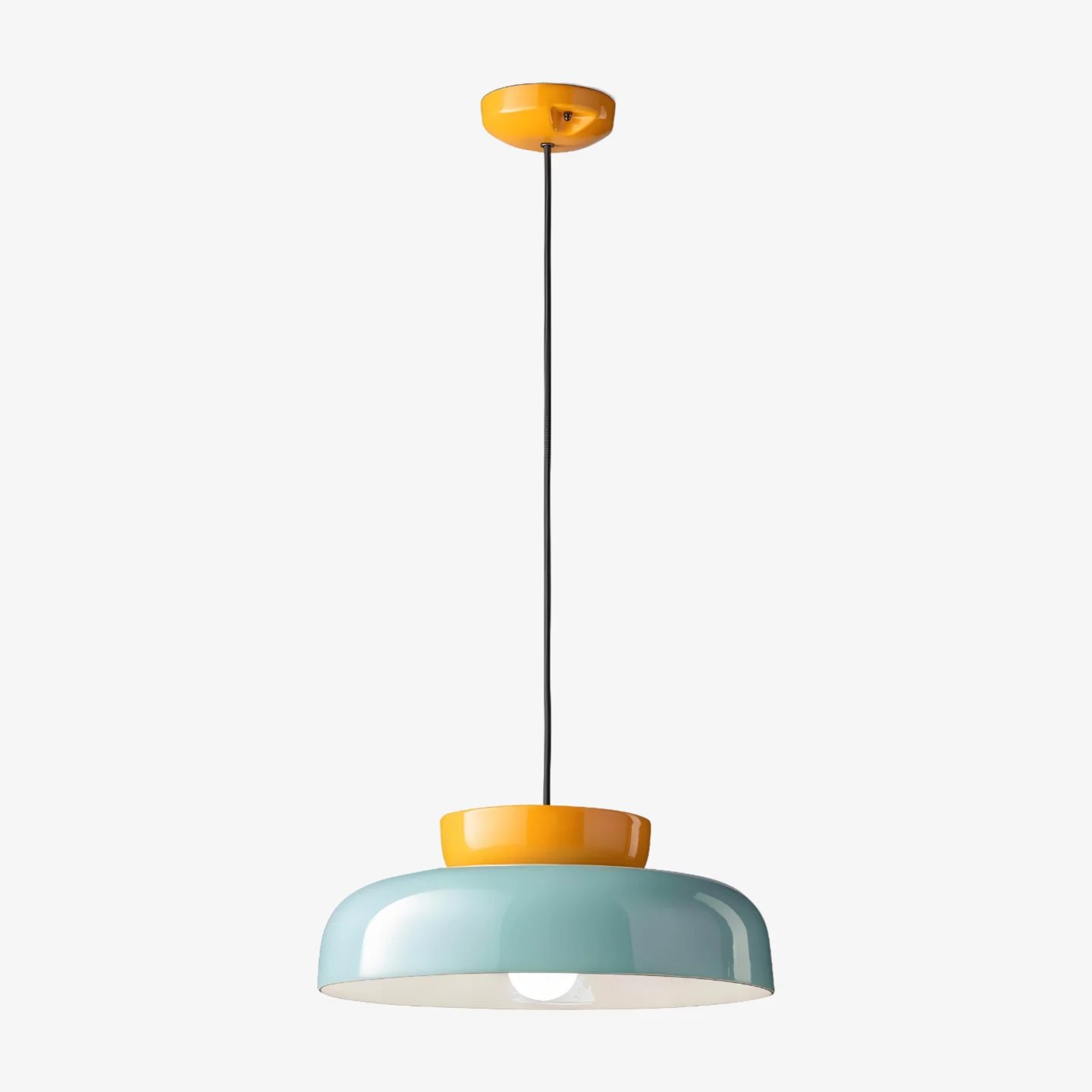 Fiesta Colorful Bowl-Shaped Pendant Light - Modern Ceramic for Dining Room T068