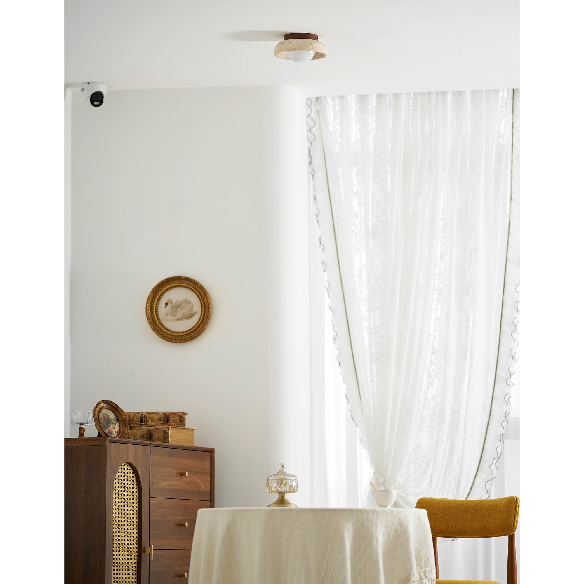 Piedra Travertine Ceiling Lamp T1906