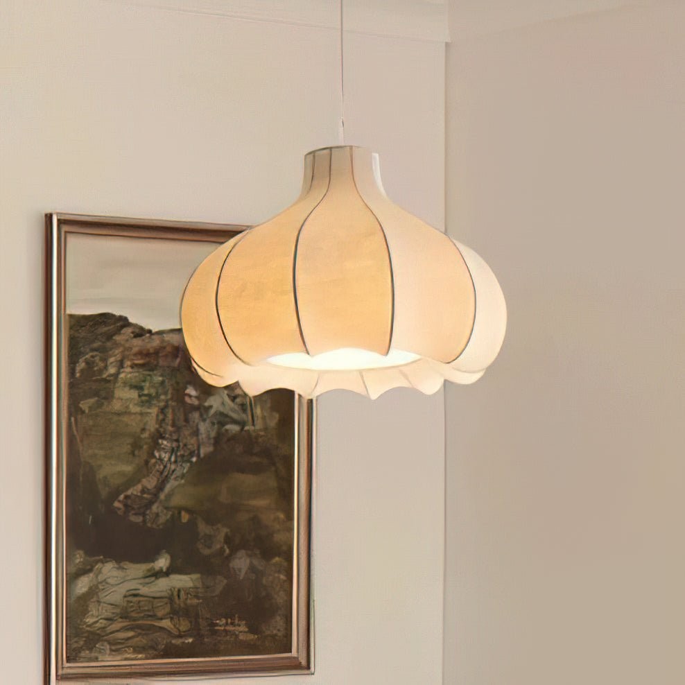 Onion Bubble Silk Pendant Lamp M434