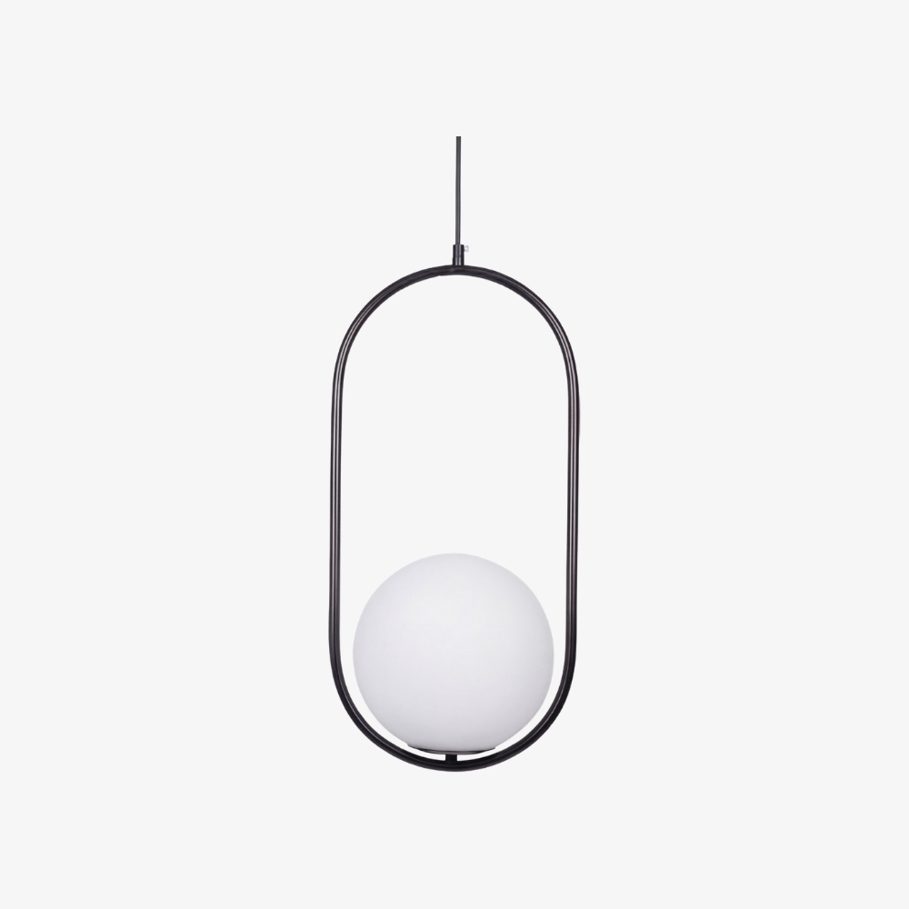 Lunectra Modern Pendant Light Geometric Design - Contemporary Hanging Lamp for Living Room T1177