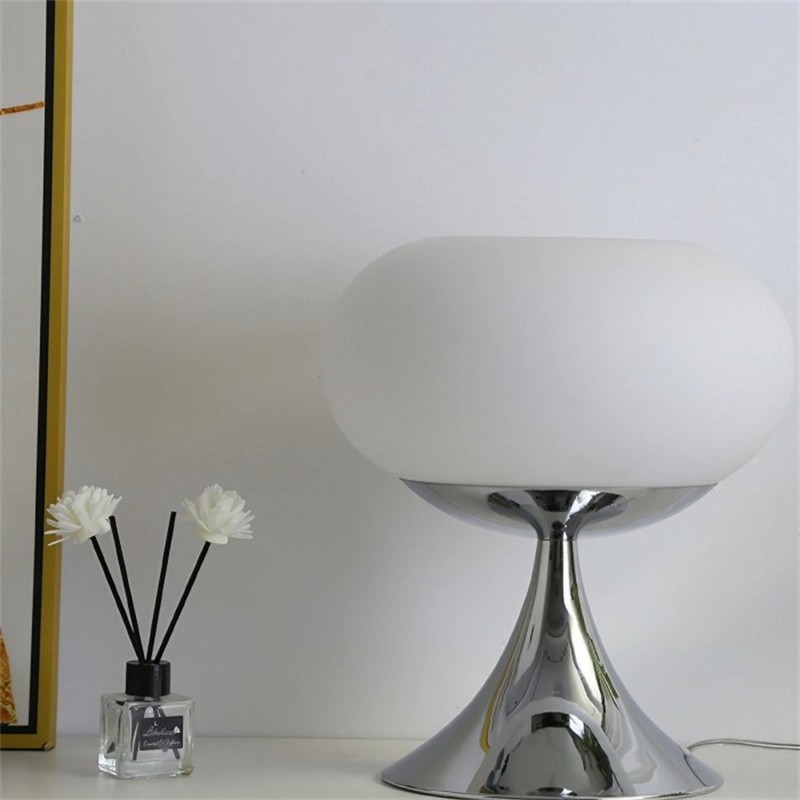 Lollora Bauhaus Apple Glass Table Lamp — Modern Desk & Bedside S171
