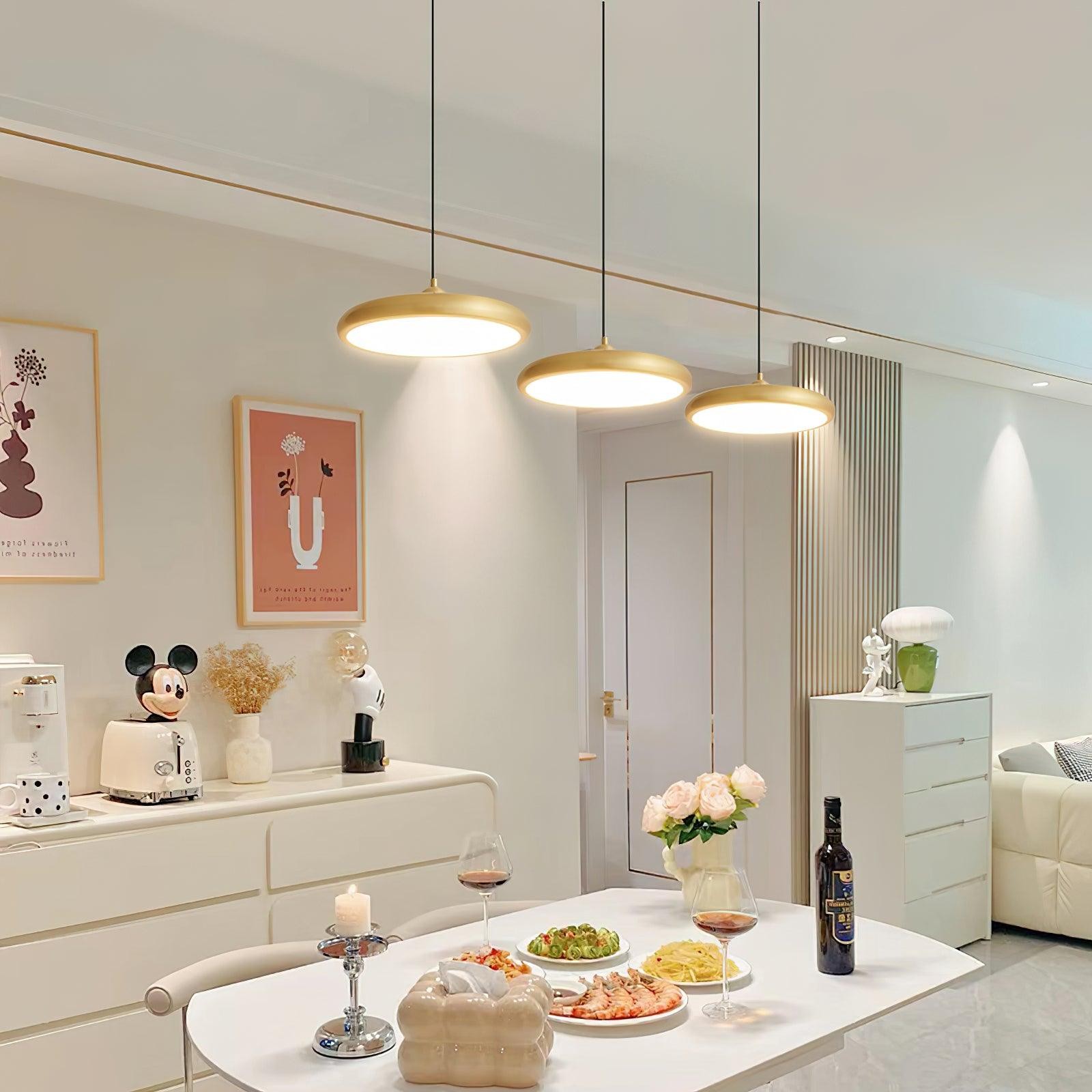Thin Disc Pendant Lamp M404
