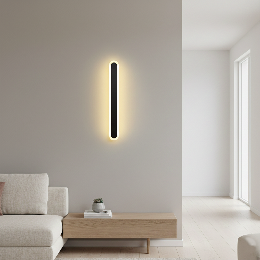 Edge Minimalist Metal Oval IP65 WaterProof Outdoor Wall Light T2099