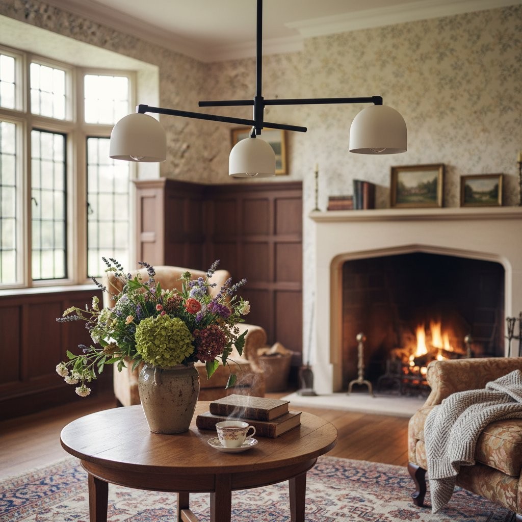 Metio Dome Stylish Ceiling Chandelier - Timeless Home Lighting Accent T380