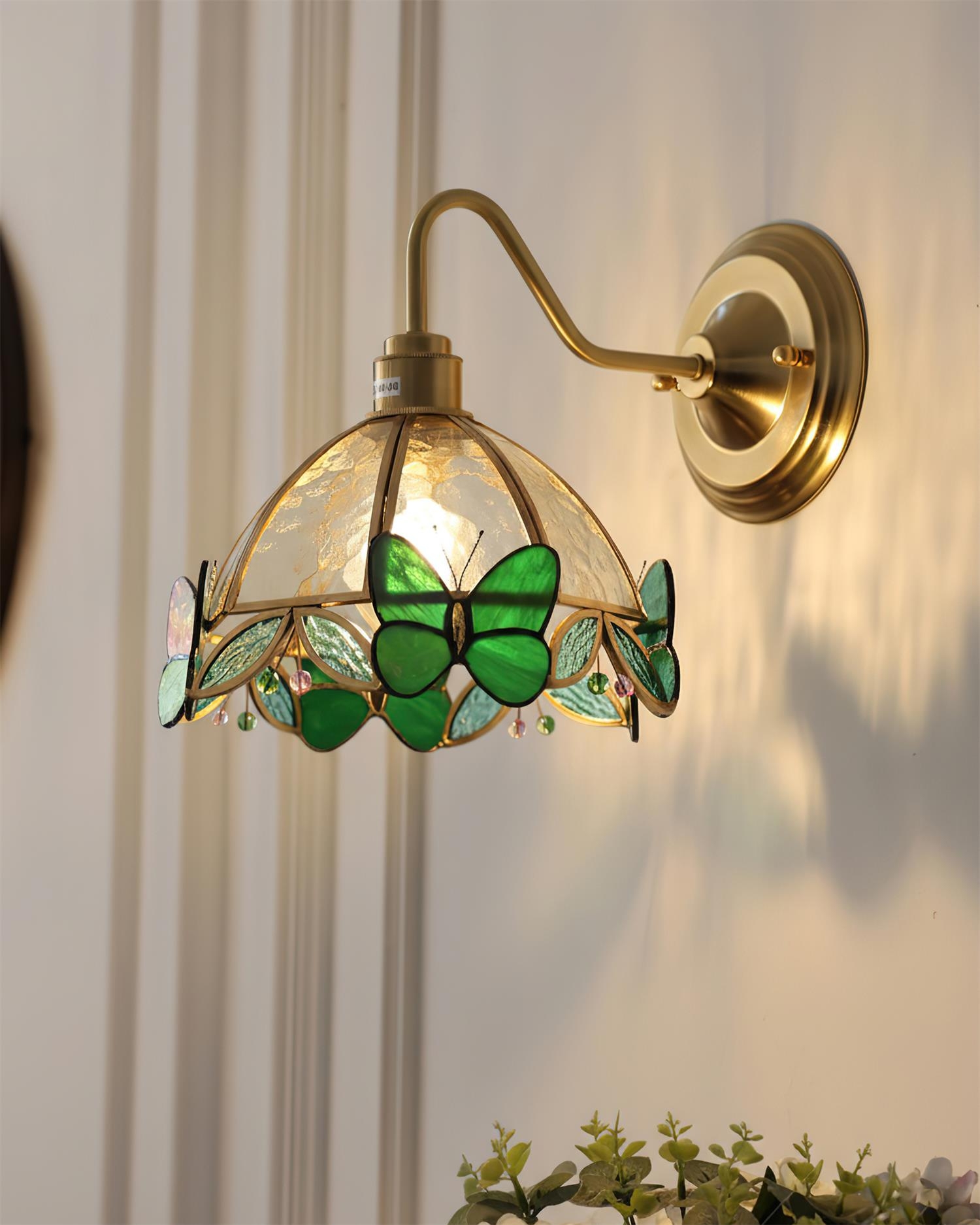 Butterfly Jewel Wall Lamp T1464