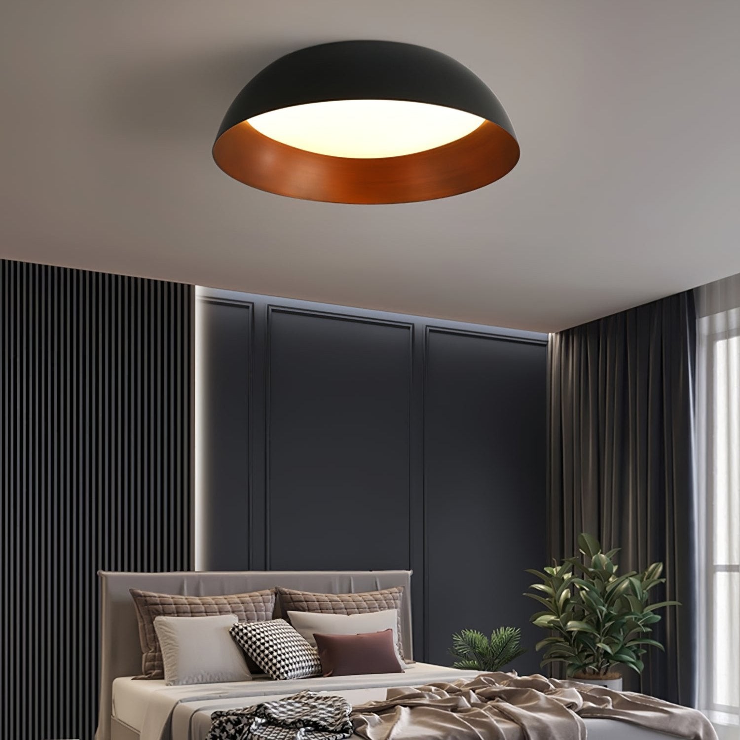 Italian Minimalist Bowl Ceiling Lamp M535