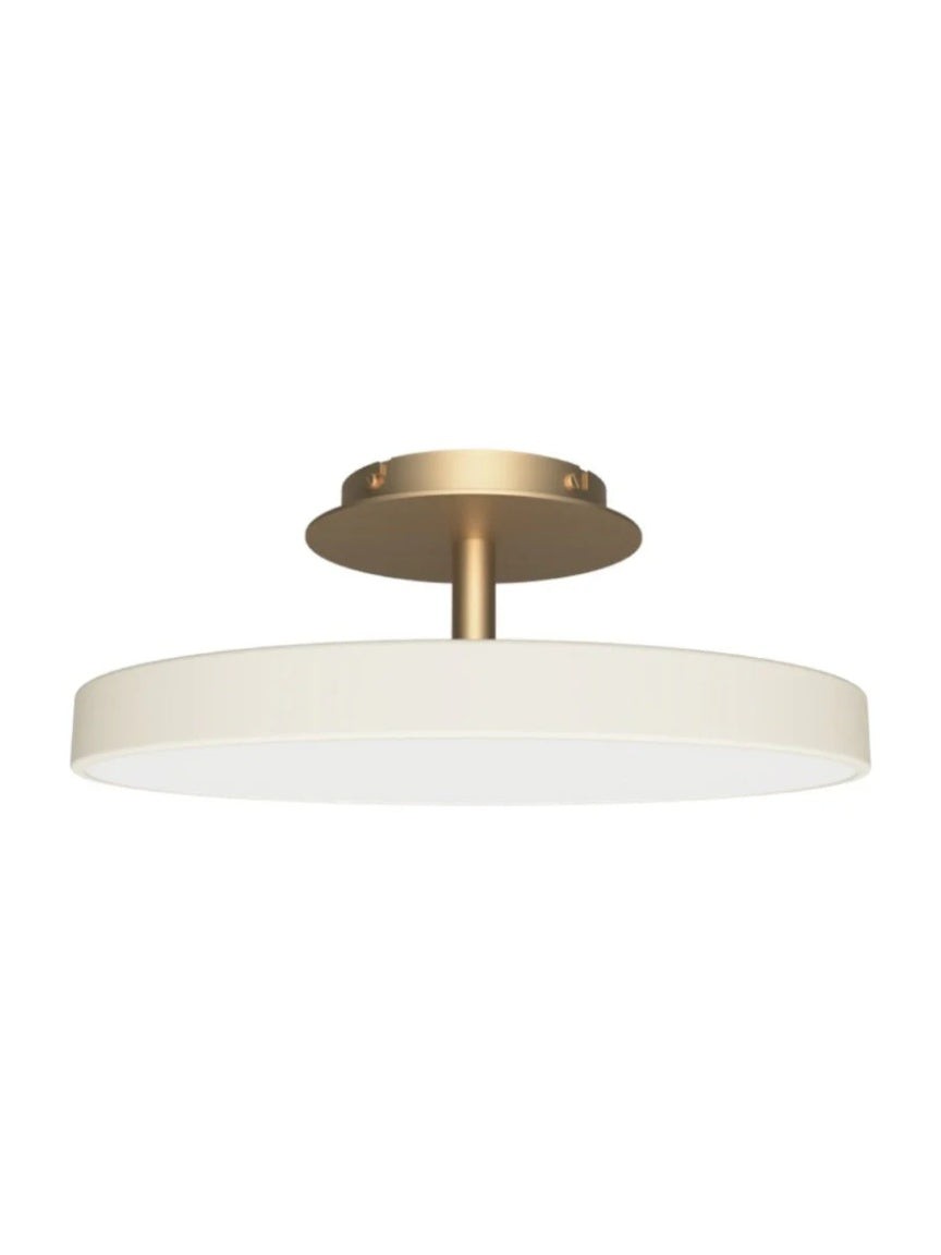Round Flush Ceiling Lamp — Nordic Minimalist Light for Bedroom & Living G104