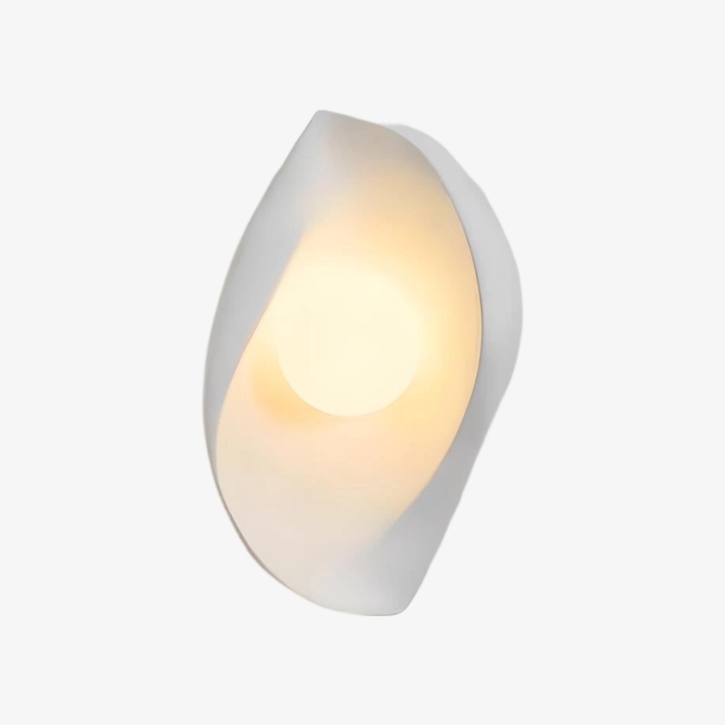 Goviena Modern Cocoon-Shaped Wall Sconce - Minimalist Decorative Wall Lamp for Bedroom and Hallway T2254