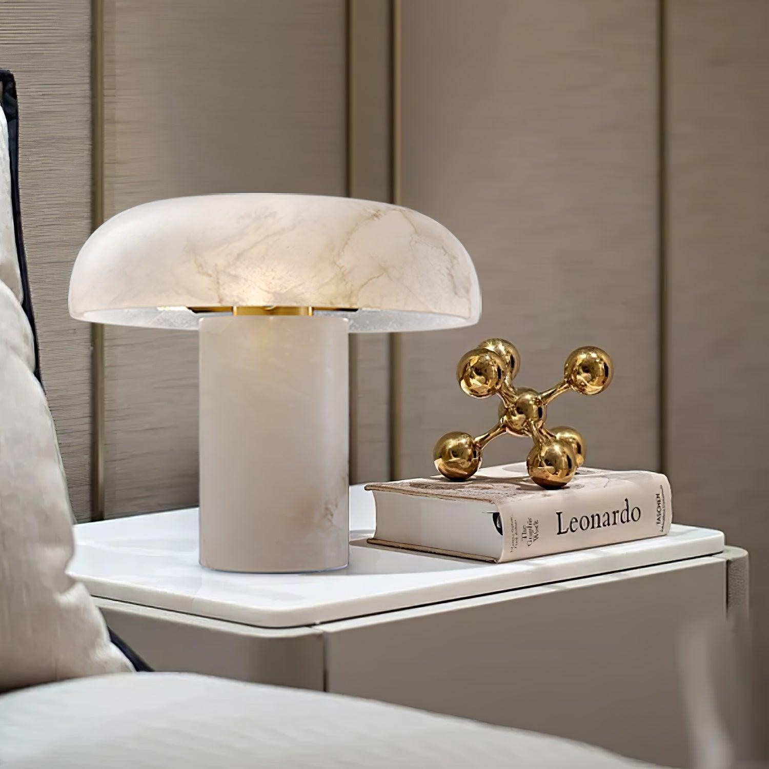 Creative Minimalist Luxury Alabaster Table Lamp For Bedroom M344