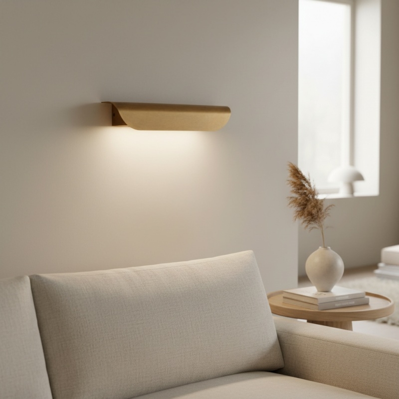 Hidra Modern Metal Wall Sconce - Minimalist Down-Light Sconce for Modern Homes T737