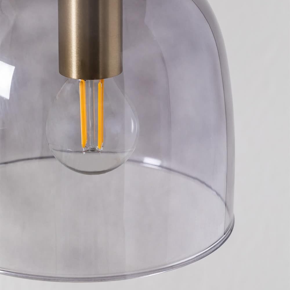 Contemporary Glass Lamp – Soft Glow for Modern Interiors S243