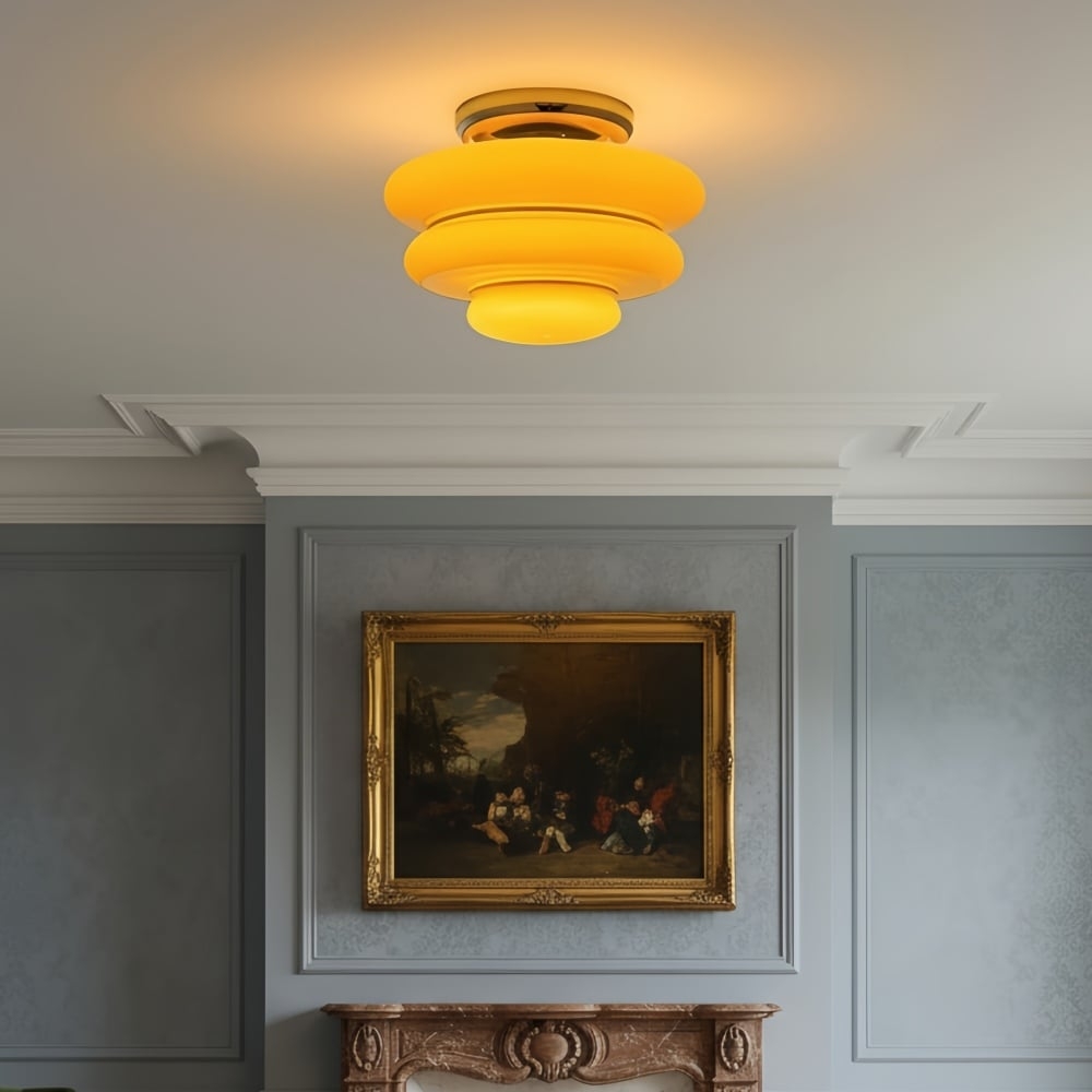 Cirren Layered Circular Ceiling Light Design – Modern Dining Area T565