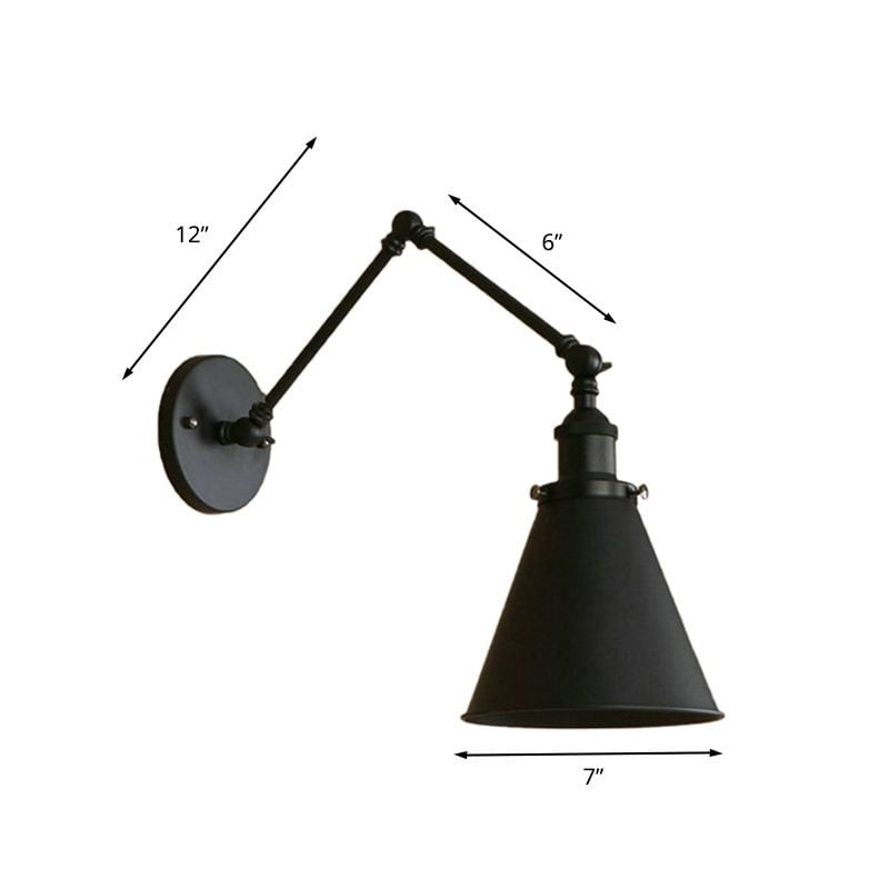 Industrial Style Adjustable Metal Wall Lamp G08