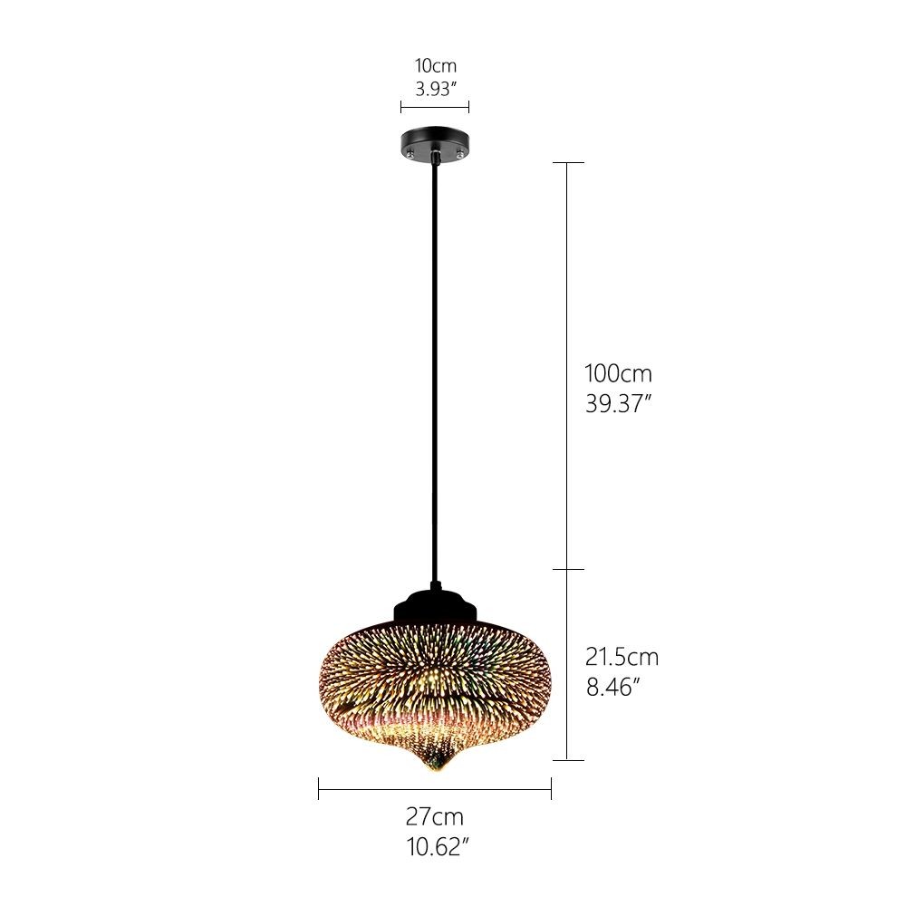 Modern 3D Colorful Nordic Pendant Lamp(Blue Version)