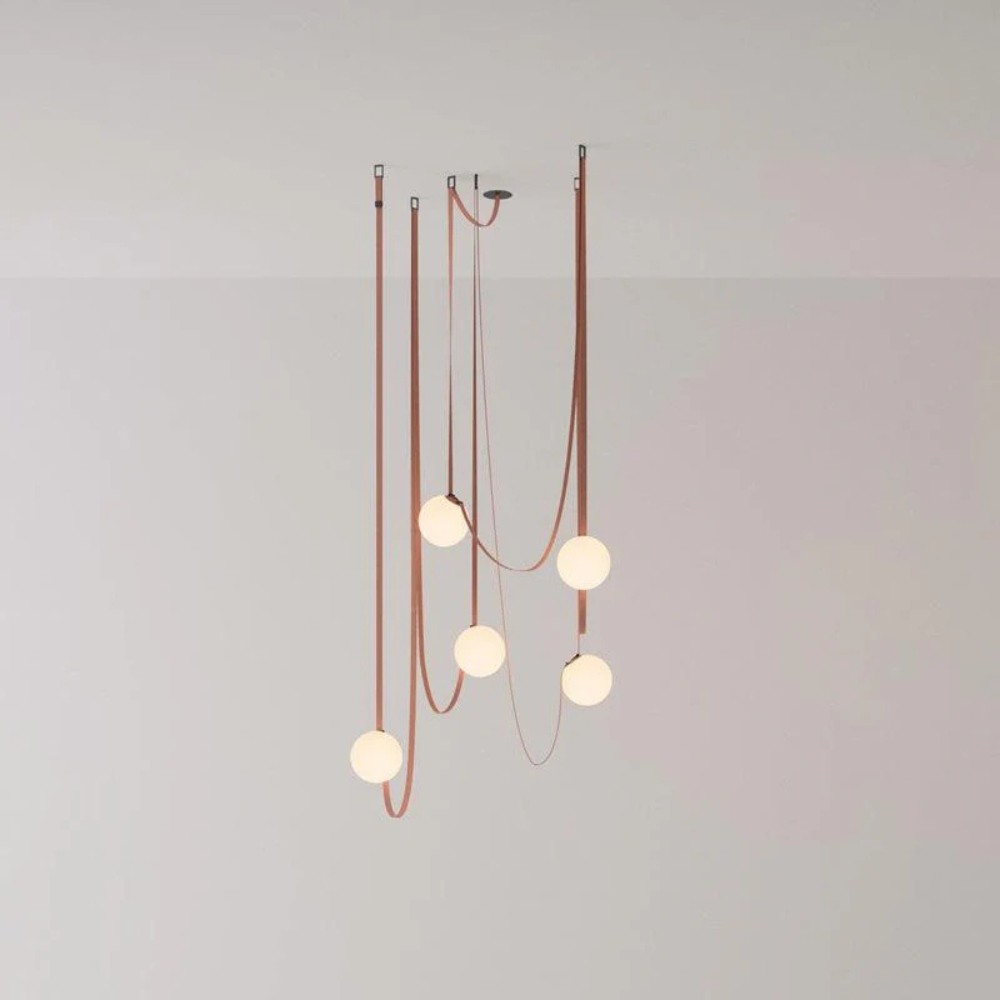 Flexible Belt-Style Pendant Lamp for Customizable Ambient Light S241