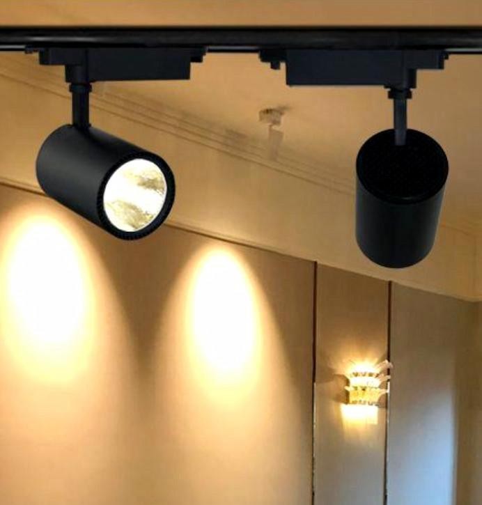 LED 20W COB Track Light in Black