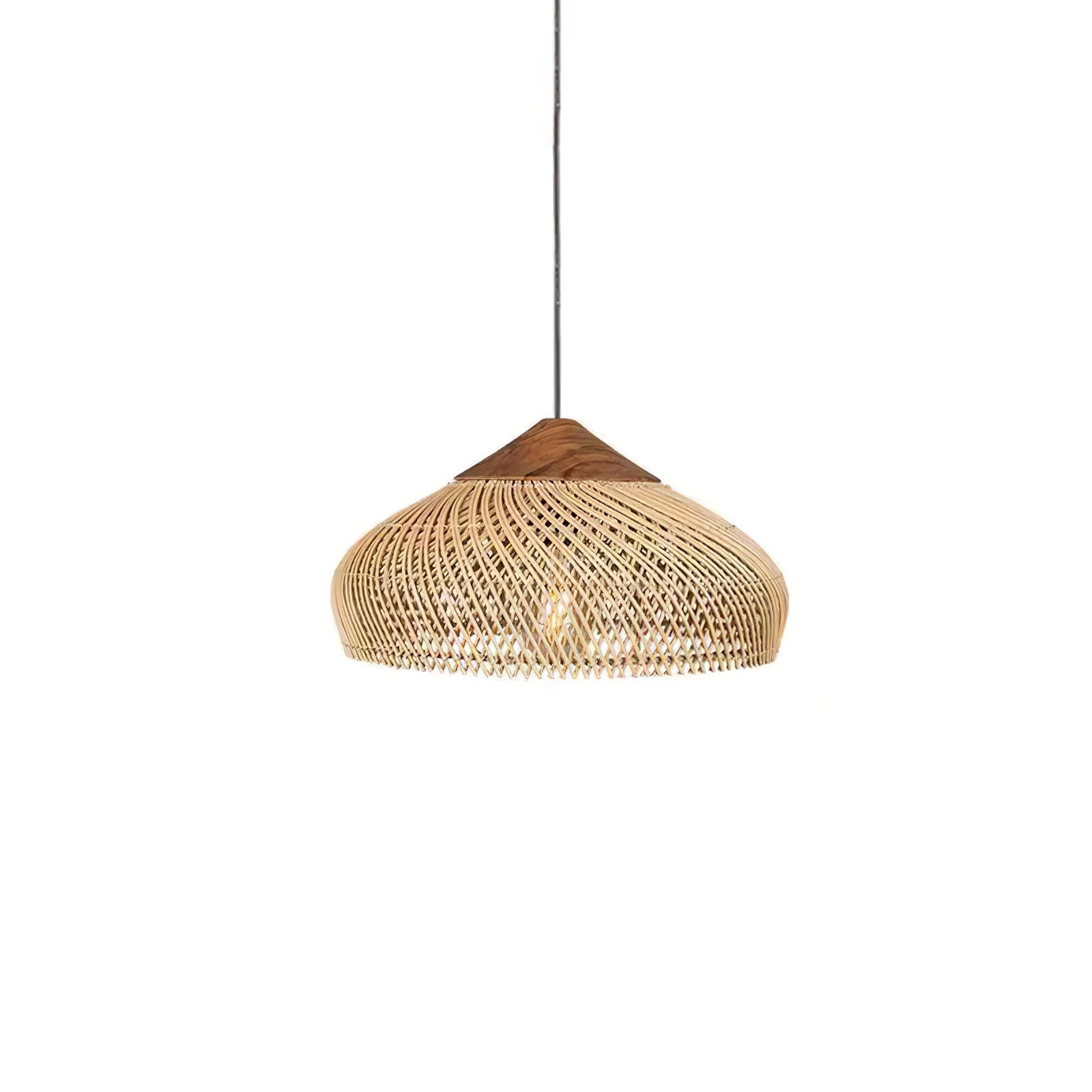 Harp Braided Rattan Pendant Lamp T048