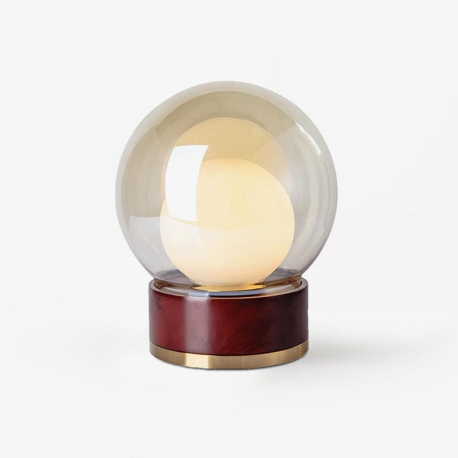 Simple Creative Wood Orb Table Lamp M423