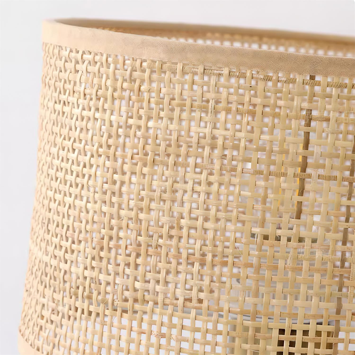 Rattan Swing Arm Wall Lamp P013