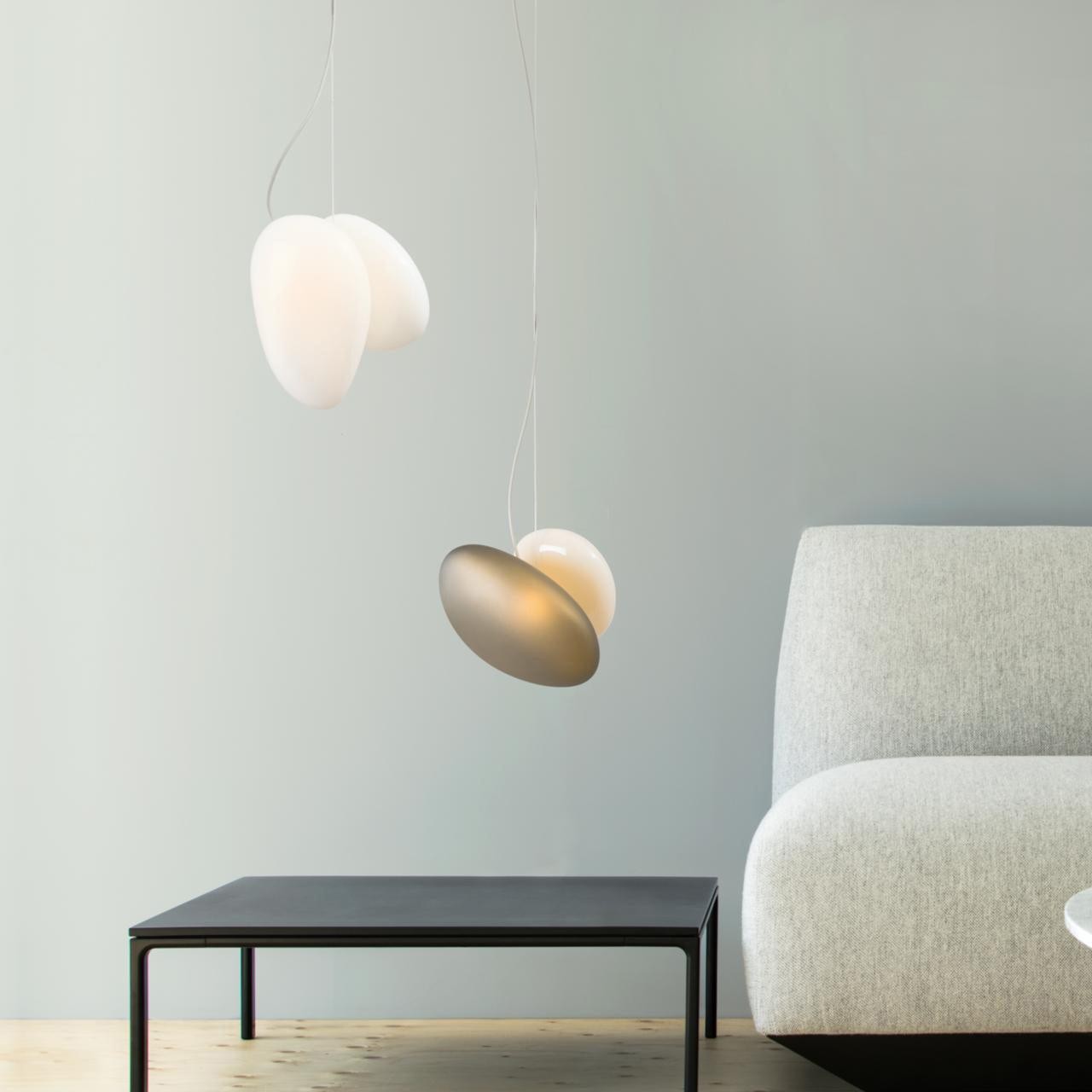 Translucent Frosted Glass Pendant Light M217