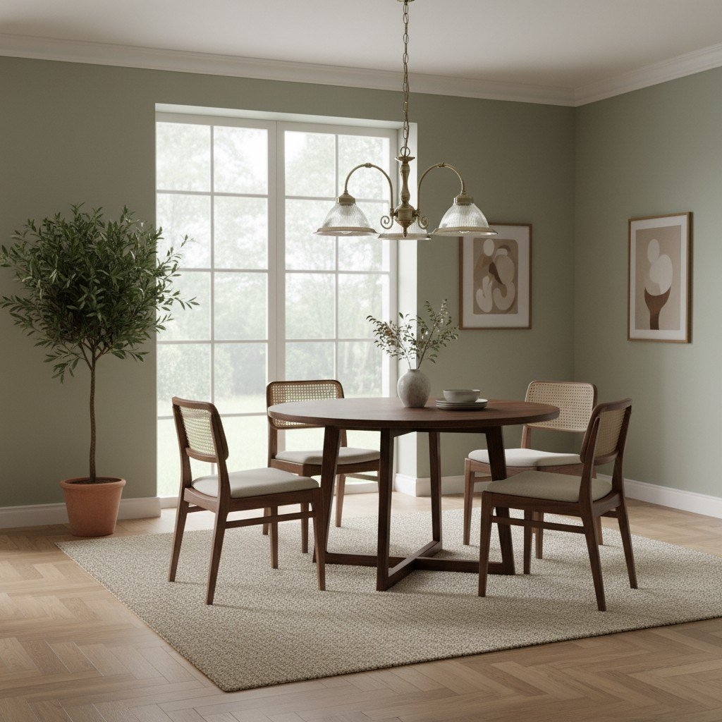 TF Vintora Ribbed Glass Pendant Light - Elegant Metal Trim for Kitchens, Dining Areas and Hallways T1022