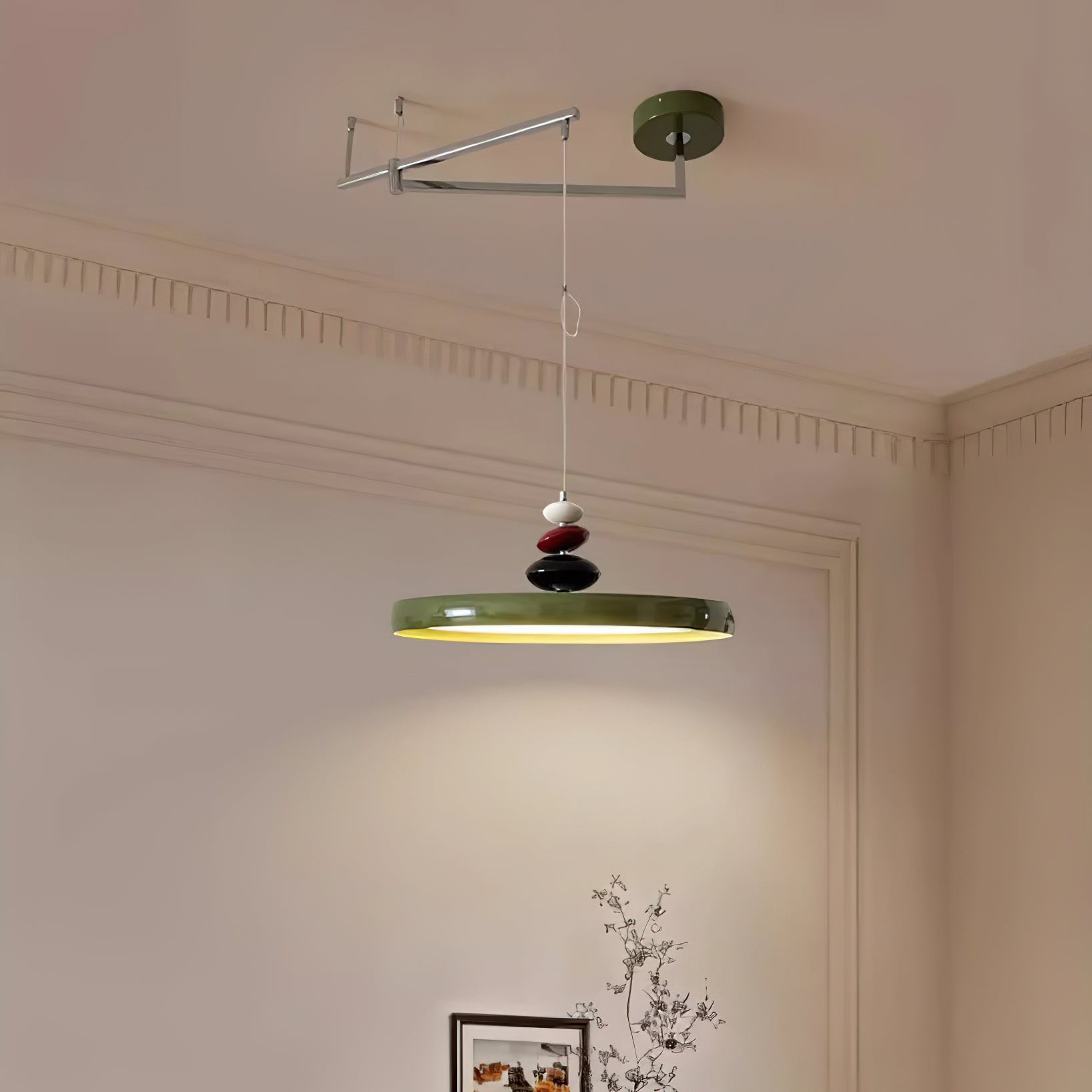 Simple Rocker Arm Flying Saucer Creative Chandelier M274