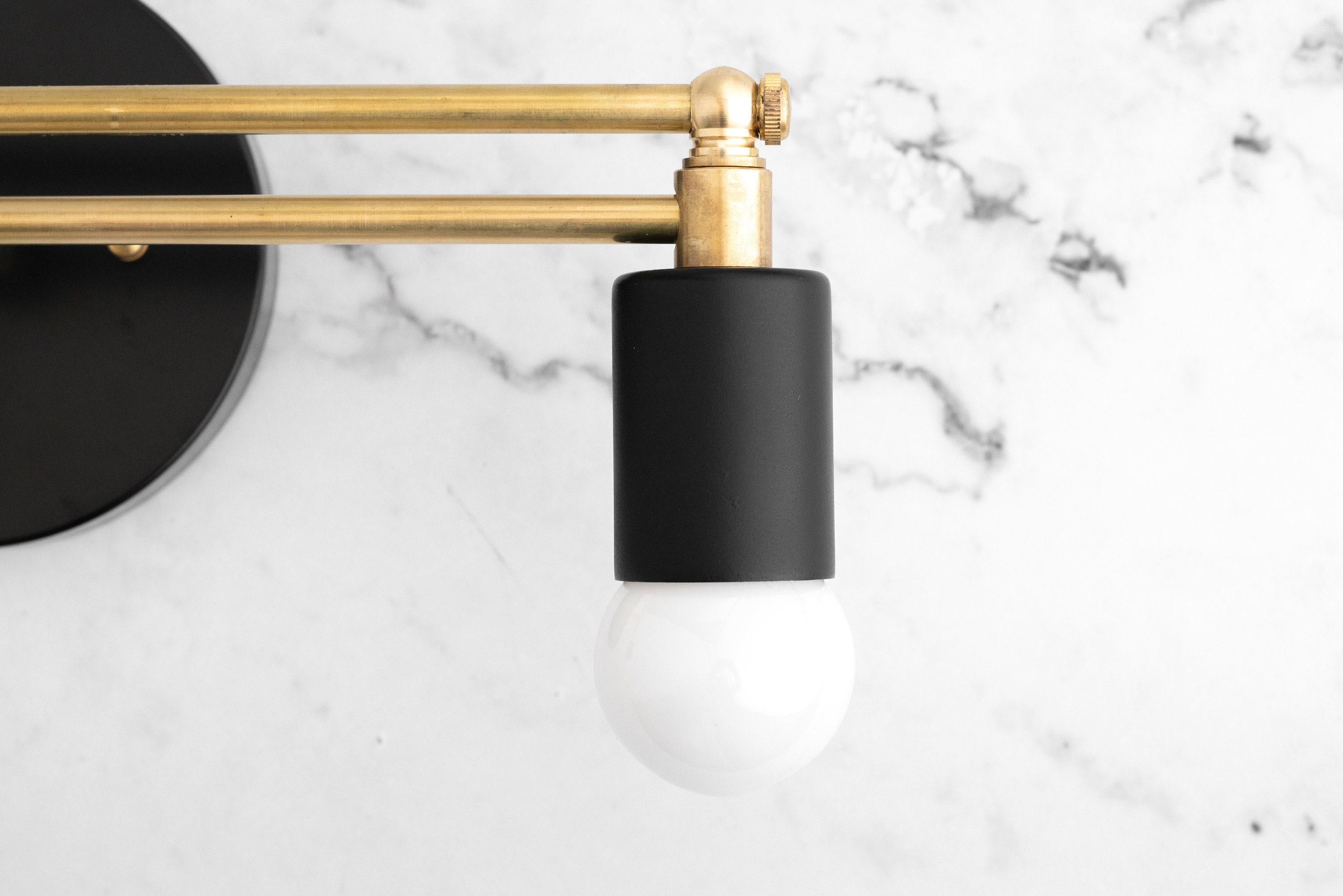 Mobilux Line Modern Vanity Light - Bathroom Wall Fixture in Art Deco Style T354