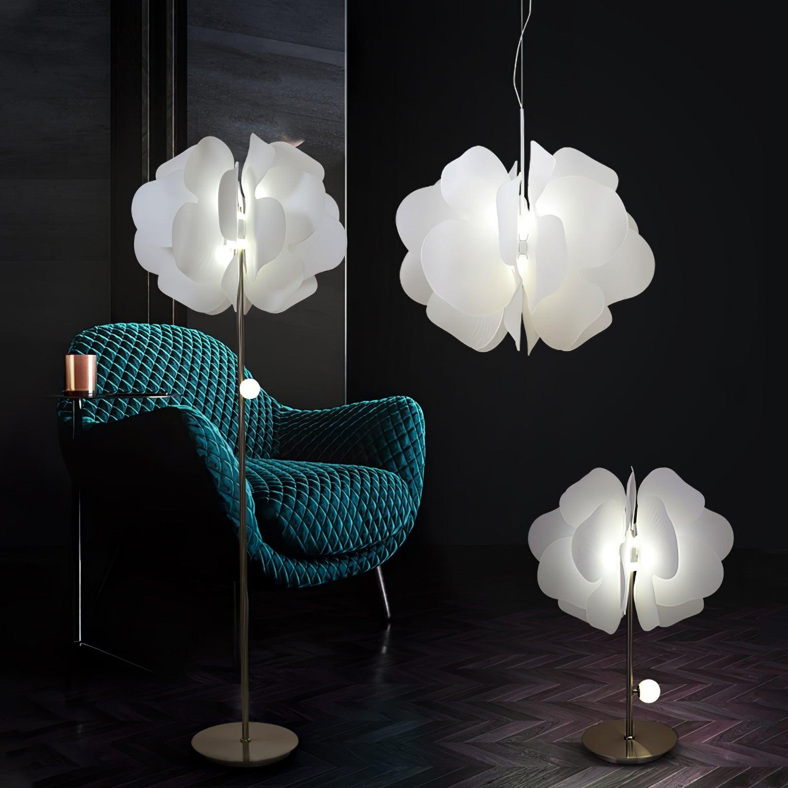 Modern Plastic Flower Design Pendant Lamp M527