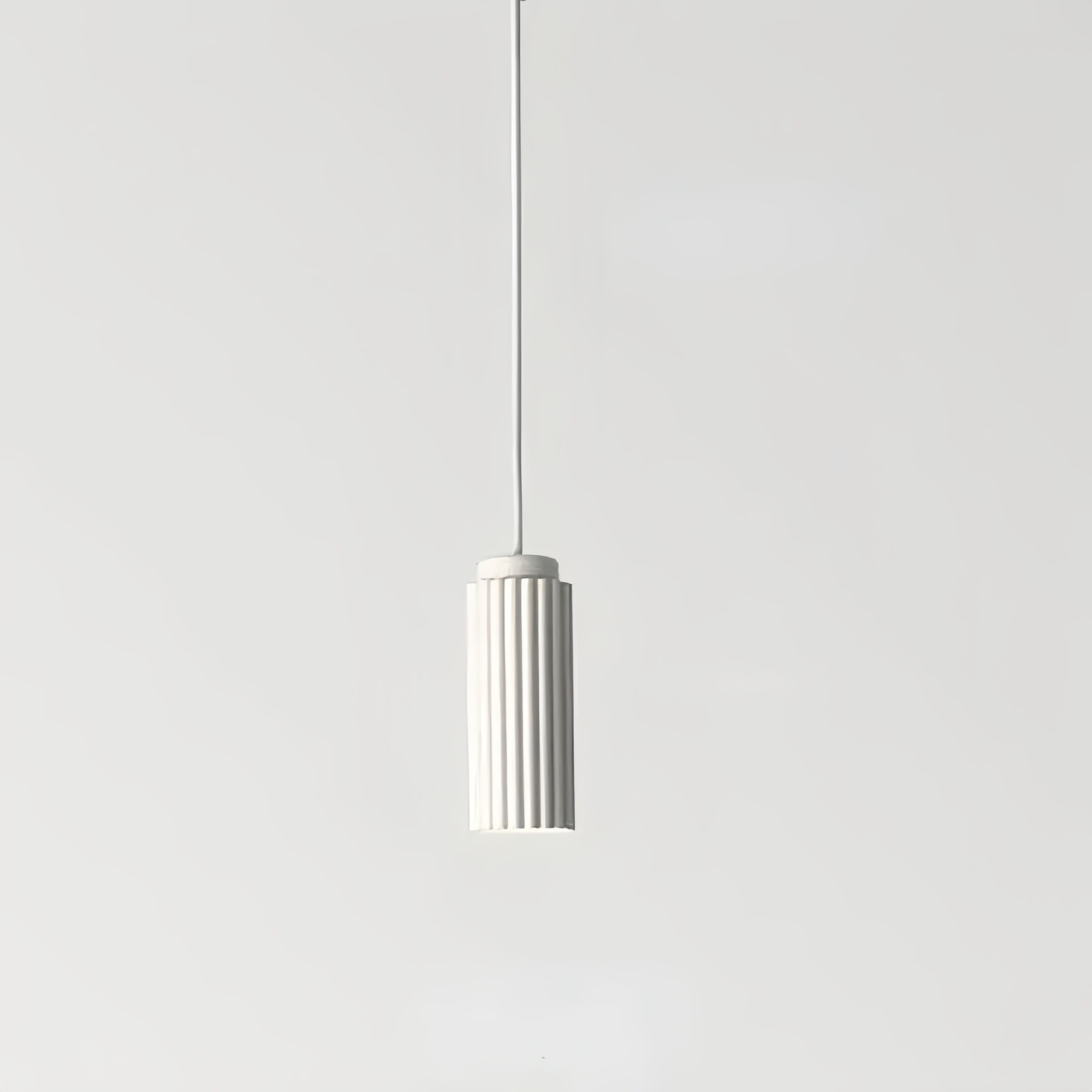 Nordic Cylinder Pendant Light – Textured Minimalist Ambient Lighting S238