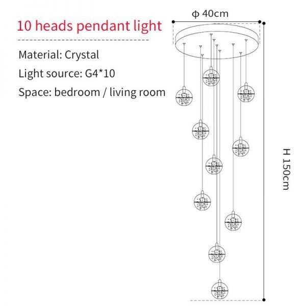 Crystal Pendant Light