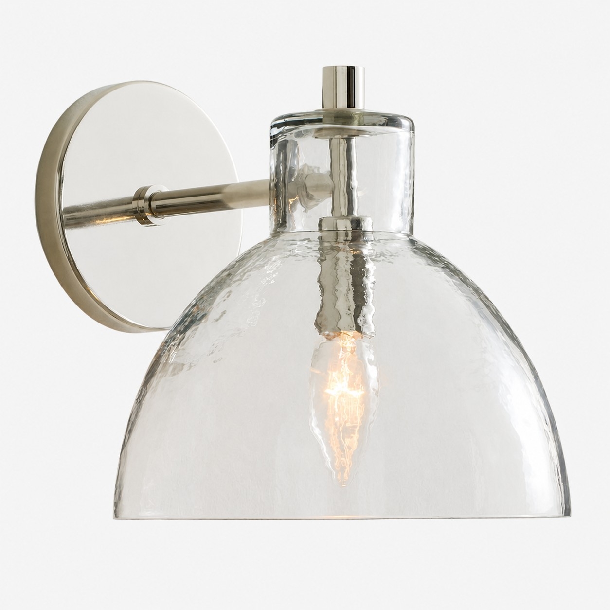 Glavira Elegant Recycled Glass Sconce - Wall Light for Modern Bedroom T049