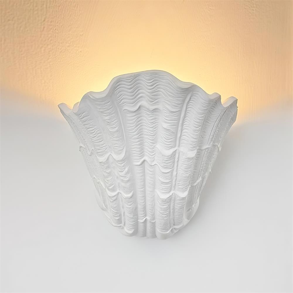 Maris Shell Plaster Wall Lamp T472