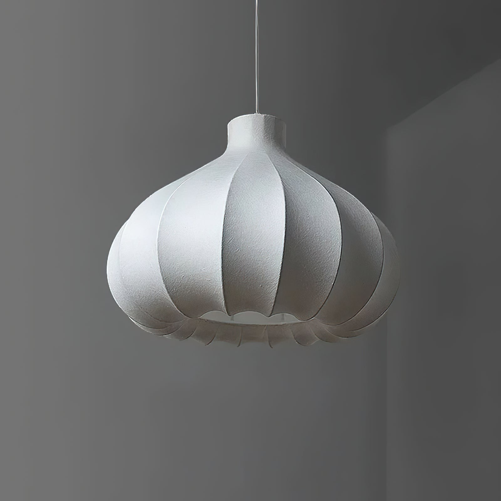 Onion Bubble Silk Pendant Lamp M434