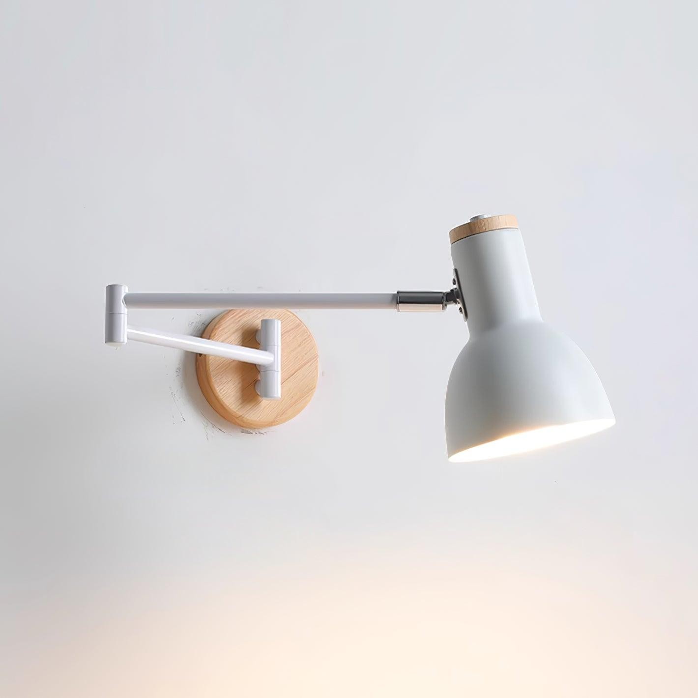 Wooden Adjustable Wall Lamp M291