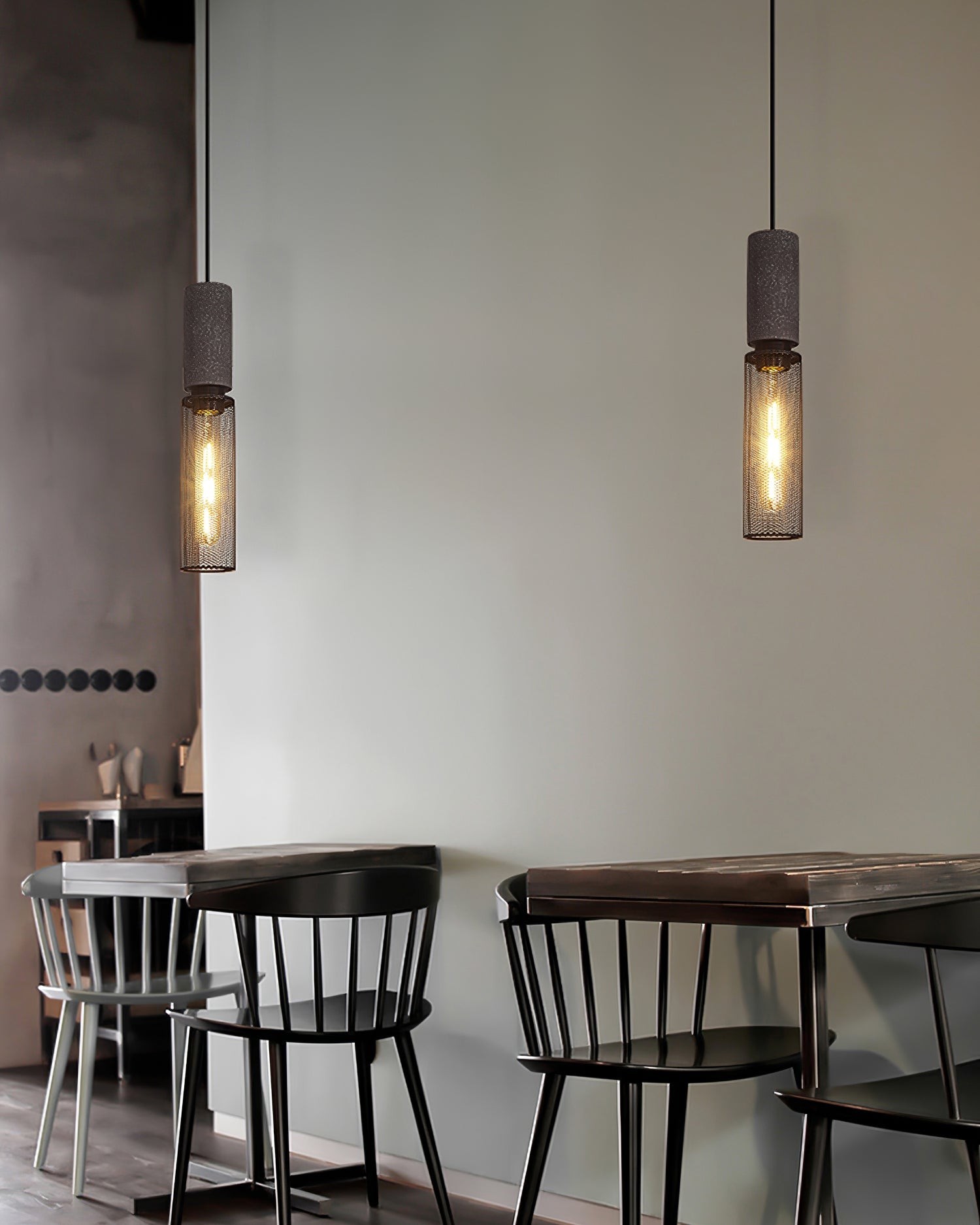 Cement Mesh Pendant Light M566