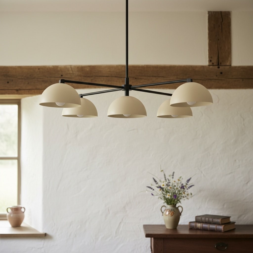 Metio Dome Stylish Ceiling Chandelier - Timeless Home Lighting Accent T380