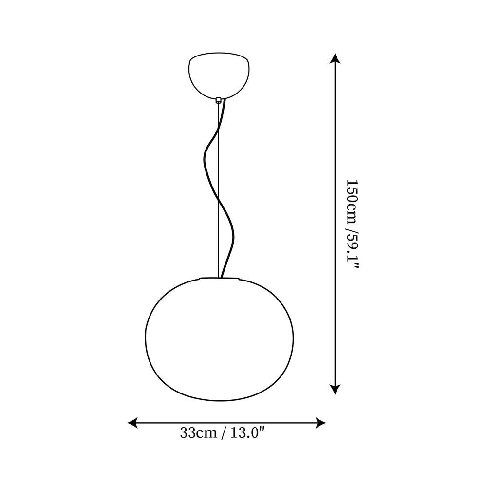 Globular Pendant Lamp P023
