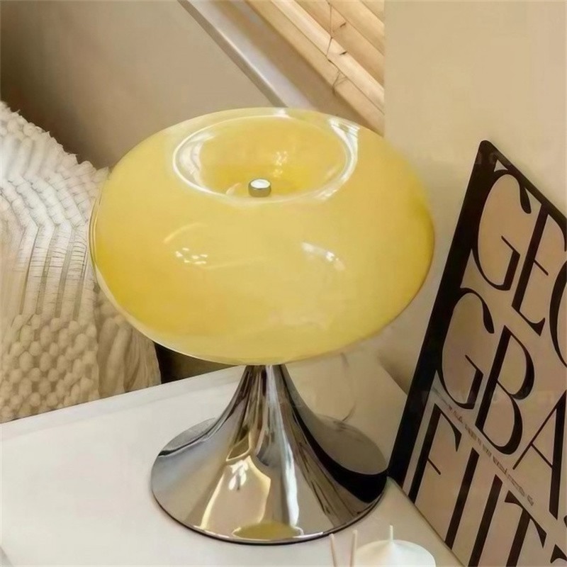 Lollora Bauhaus Apple Glass Table Lamp — Modern Desk & Bedside S171