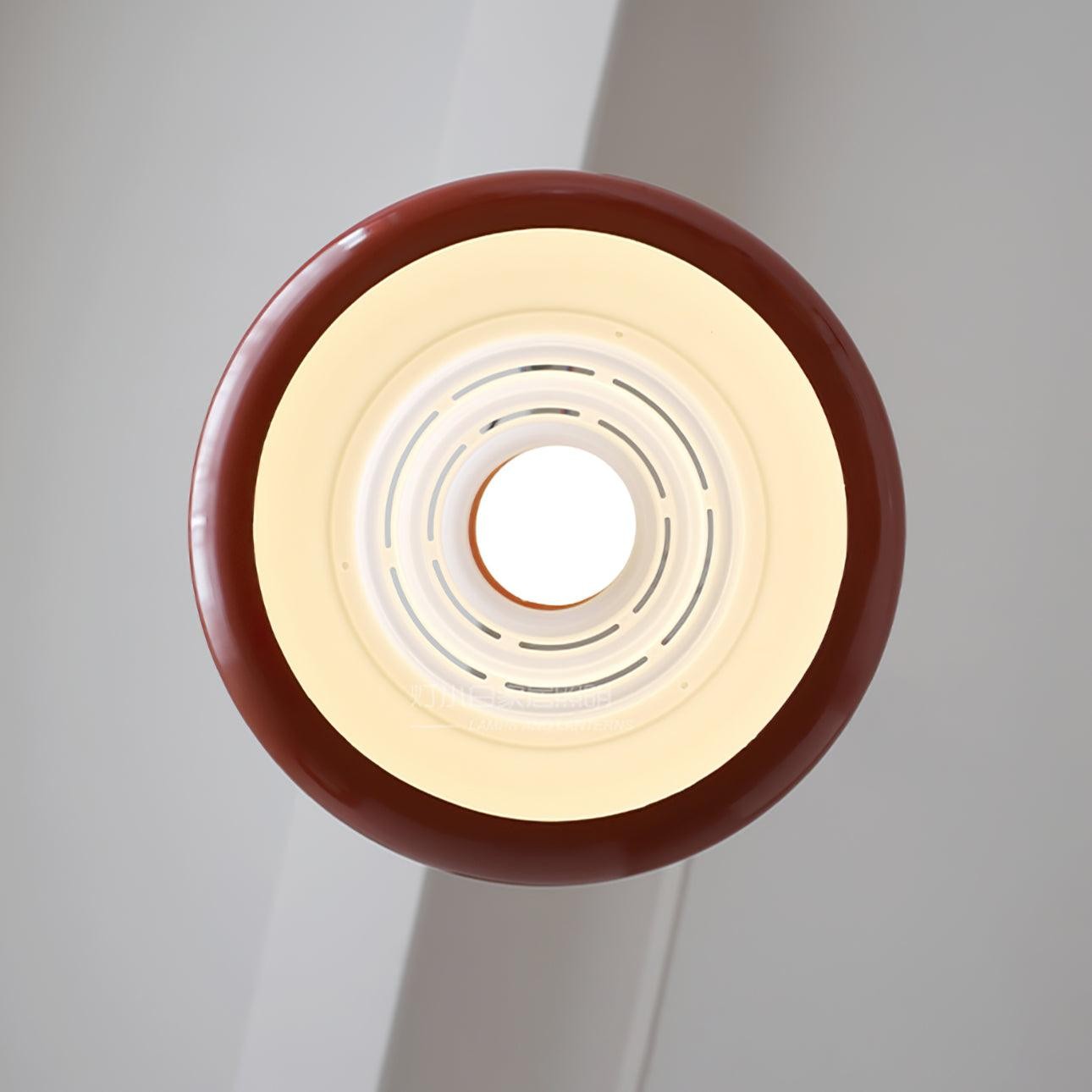 Multi-tiered Round Tower Cream Color Pendant Lamp M385